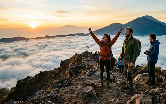 Sunrise Batur & Air Panas — Bali Adventure Full
