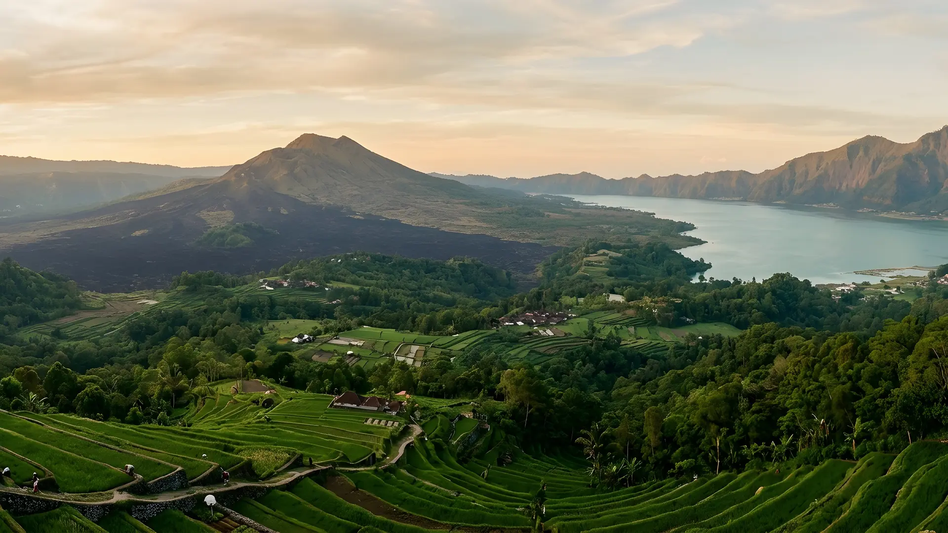 Pemandangan Kintamani, Bali