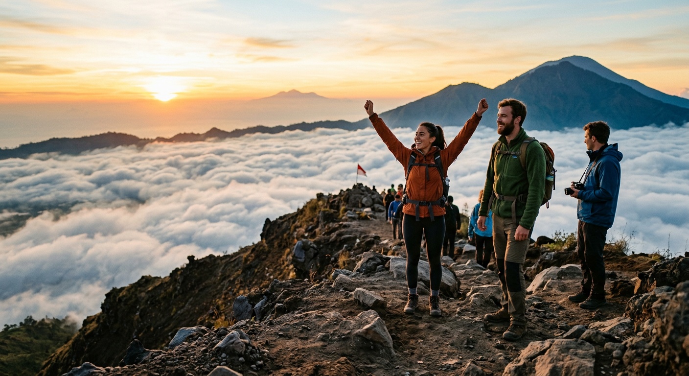 Sunrise Batur & Air Panas — Bali Adventure Full