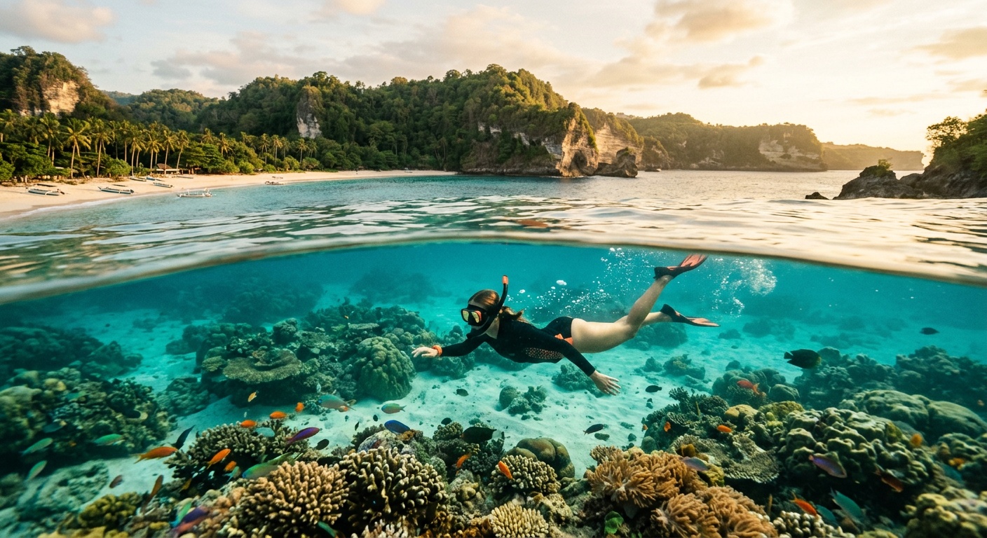 Makan Siang & Crystal Bay — Nusa Penida One Day Trip