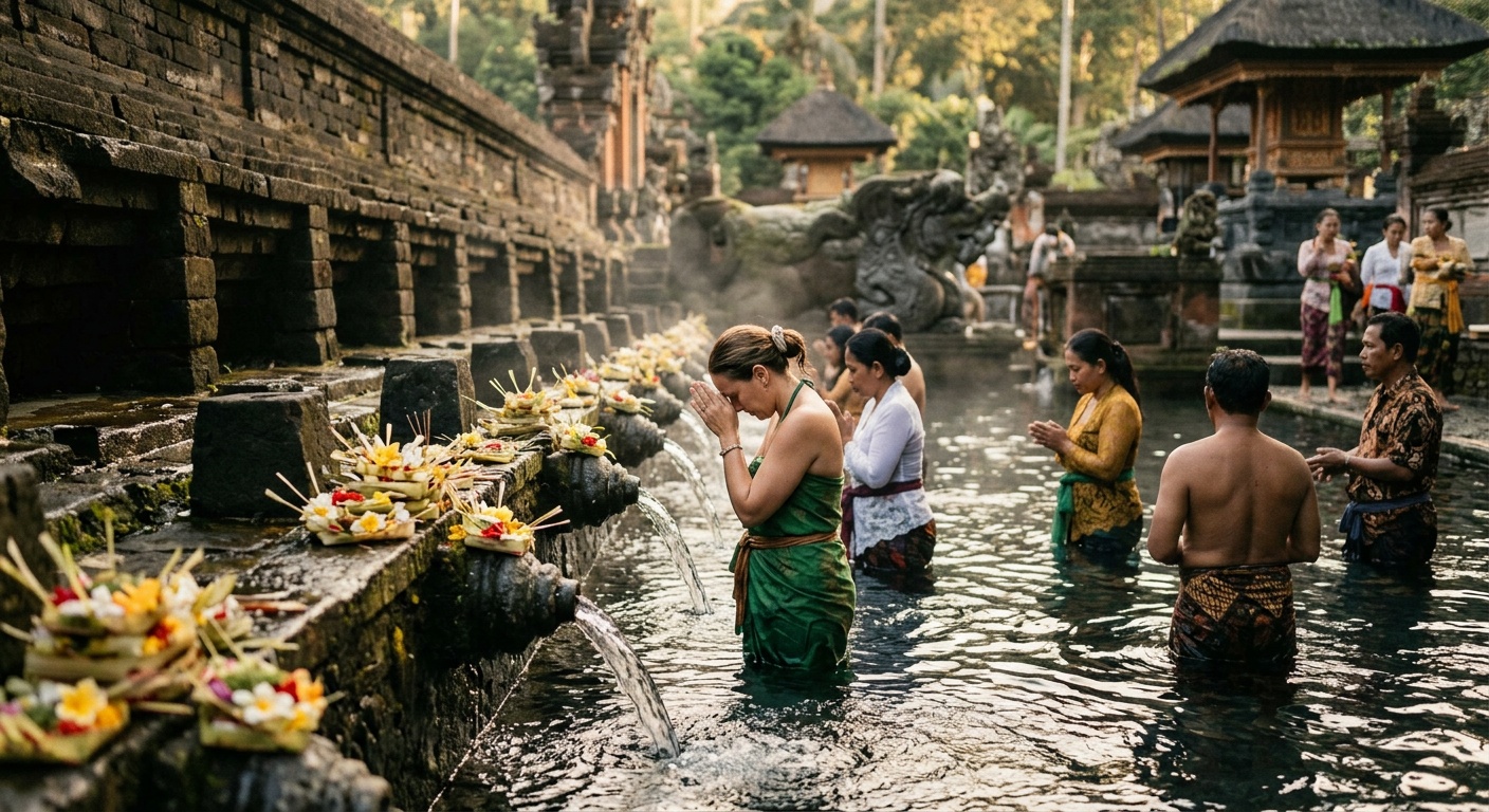 Air Suci & Sawah Tegalalang — Ubud Spiritual Retreat
